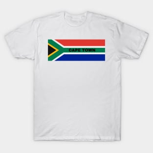 Cape Town City in South African Flag T-Shirt